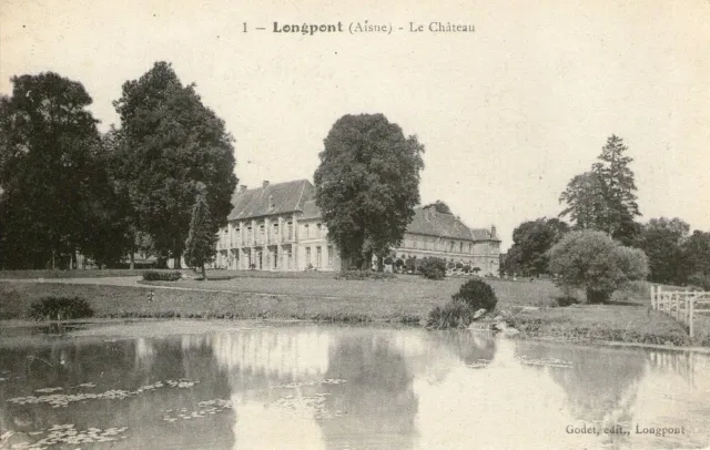 K79 / Dept 02 Cpa 1910 Longpont Le Château / Tbe