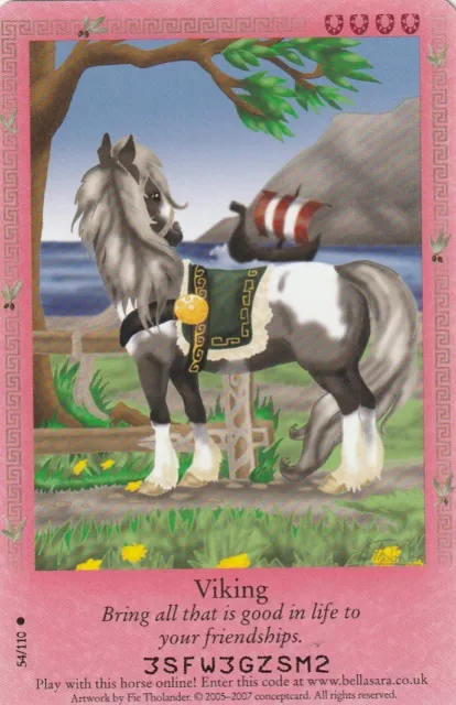 Ai109 Carte Card Bella Sara Collection 2005 - 2007 - 54/110 Viking
