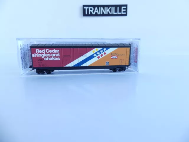 Micro Trains Line 075 00 060 1:160 Wagon Couvert 50' Americain Canadian Forest