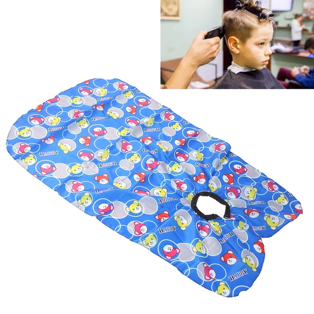 Capa de peluquería lavable para corte de pelo 115x70 cm para uso doméstico cabello profesional