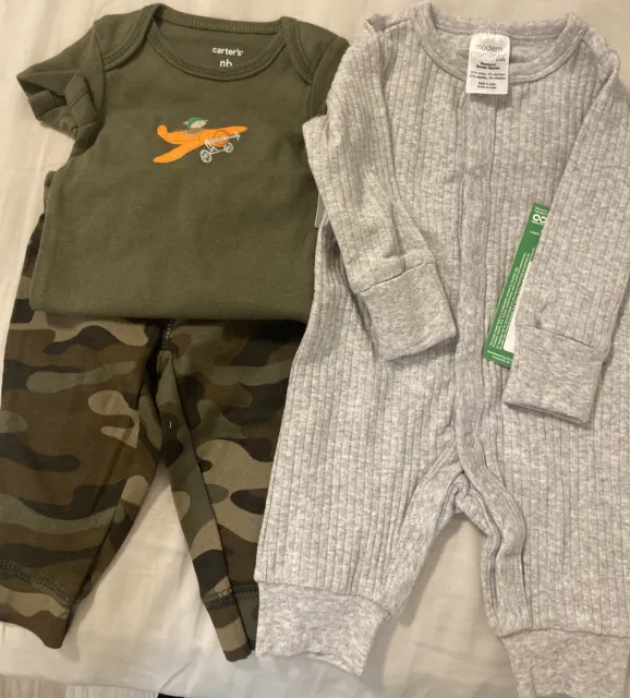 Baby Boy Lot Of 2 Outfits (newborn) NWT