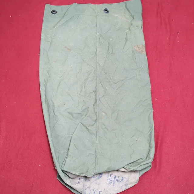 US Military Issue Locking Top Load Nylon Carrying Seabag w Straps Duffle (dfl21)