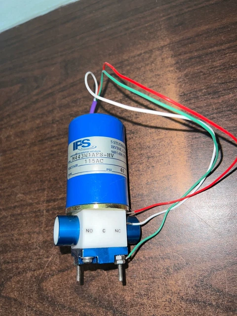 Nuovo IPS Ipolymer M443W1AFS-HV Solenoide Valvola 40 Psi 115AC