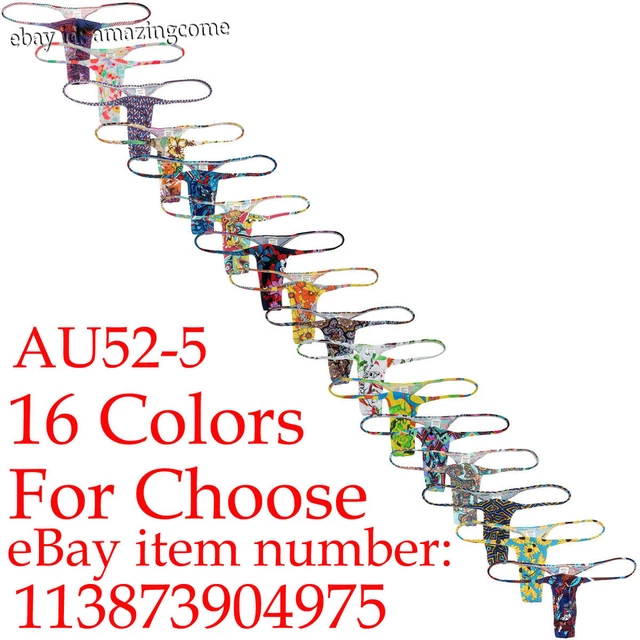 SOUS-VÊTEMENTS STRING MICRO bikini pour hommes coupe mince natation ...