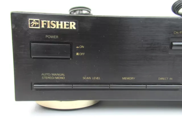 Tuner stéréo studio Fisher FM-9435 standard testé et ne fonctionne pas de télécommande - E0213 2