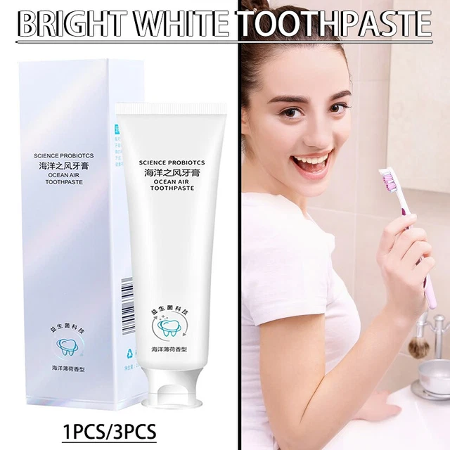 Probiotics Toothpaste for Bad Breath Ocean Air Balancing Teeth F