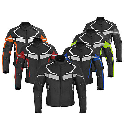 Motorcycle Waterproof Cordura Jacket CE Armour Motorbike Textile Safety Jackets