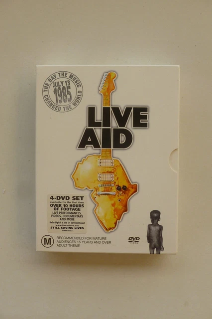 LIVE AID 1985 DVD 4-Disc Set Region 4 Queen David Bowie Ozzy