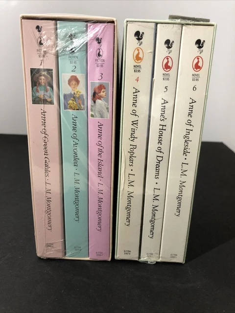 Anne Of Green Gables 3 Boxed Book Set 1-6 New FACTORY SEALED L M Montgomery 3