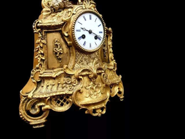 Antique Clock French Early 19th Century Large Ormolu Striking Signed Bronze 1830 2