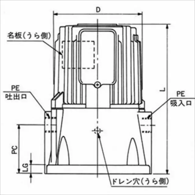 TERAL MITSUBISHI Coolant Pump NPJ-60E 200/200-220V 50/60HZ from Japan NEW 2