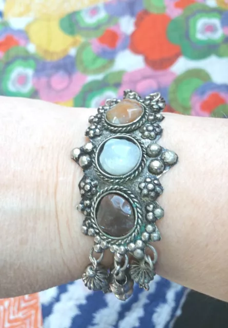 Vintage 1990s Ornate Quartz Bracelet. Boho. Sustainable Jewellery. Gift Wrapped