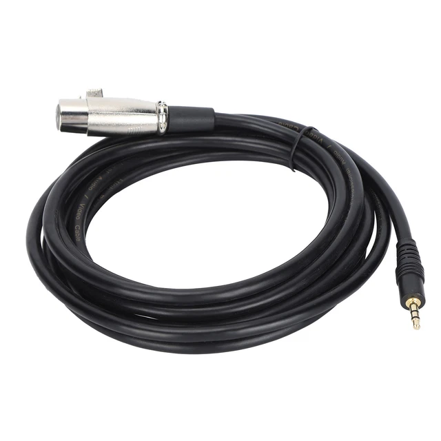 Câble XLR Femelle Vers 3 5 Mm Câble XLR Flexible Conductivité En Cuivre Sans