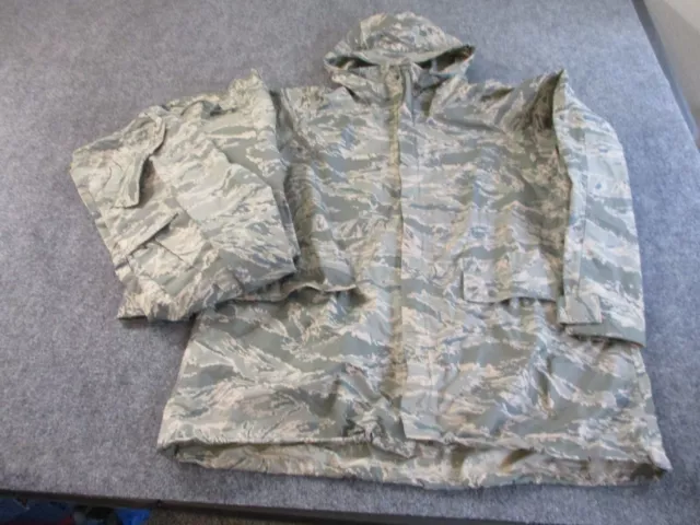 US Military ACU Improved Rainsuit Set Adult Medium Regular Nylon Camouflage Army