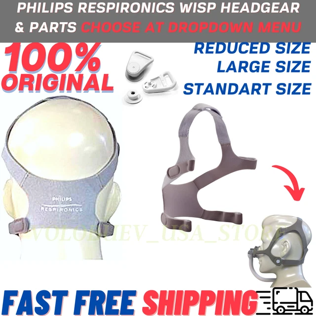 ORIGINAL HEADGEAR FOR Wisp Nasal Philips Respironics CPAP/BiPAP Masks ...