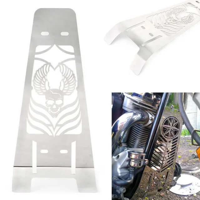 Skull Radiator Grill Grille Guard Cover Protect For Yamaha XV1600 XV1700 1999-14