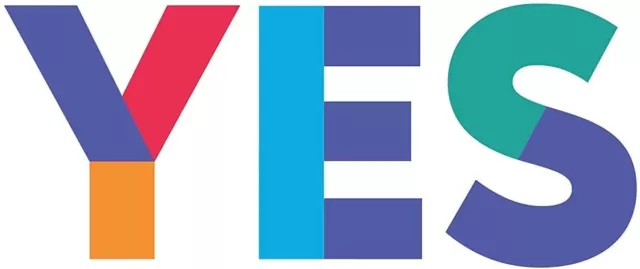 Colourful Yes Logo Flag Large 5Ftx3Ft  Indyref Scottish National Brass Eyelet