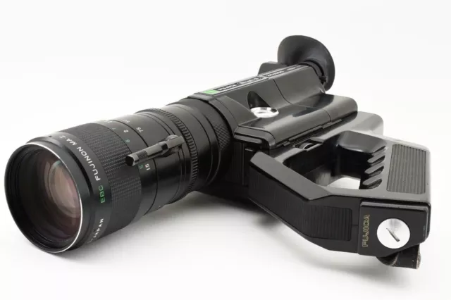🌟 Exc+5 🌟 Fujica ZC 1000 Single 8 8mm Film + Fujinon MA-Z 7.5 75mm F/1.8...