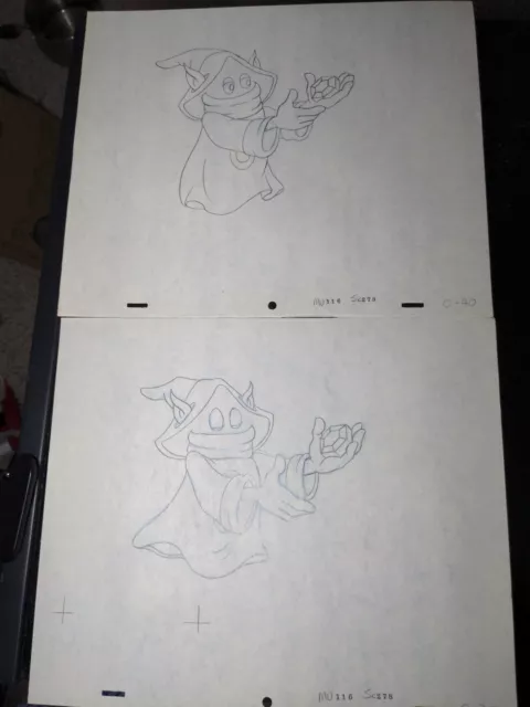 He-Man ANIMATION CELS ART FILMATION She-Ra 80'S production art motu Hm2