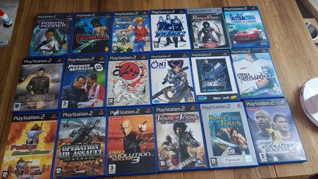 Lot de 18 Jeux Ps2