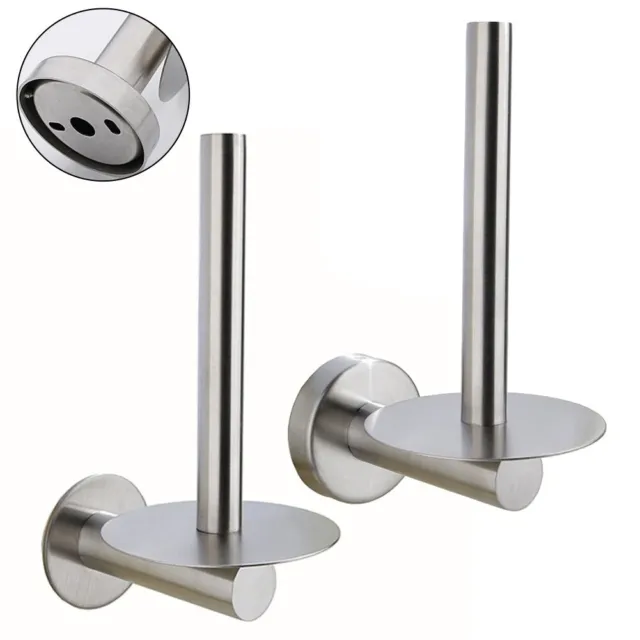 Convenient Wall Mounted Stainless Steel Paper Towel Holder for Kitchen