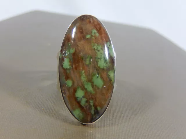 Jay King Mine Finds Dtr Large 925 Sterling Silver Hubei Turquoise Ring Size 9