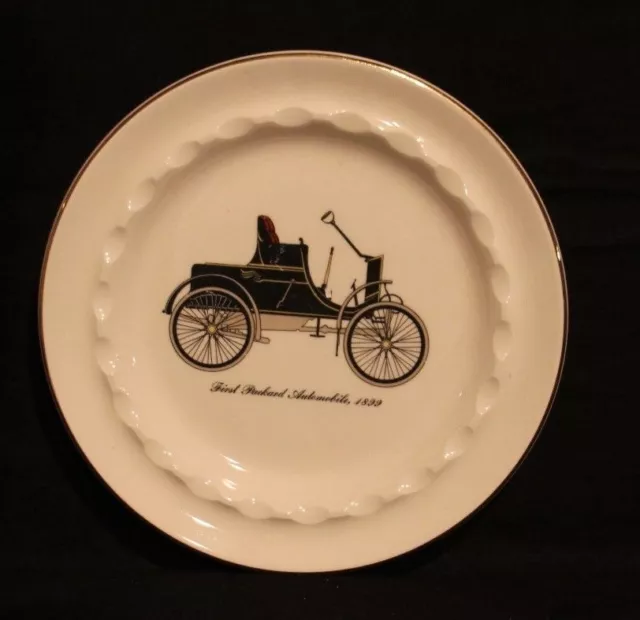 Harkerware Potery 1St Packard Automobile 1899 Collectors Plate Vintage Car Auto