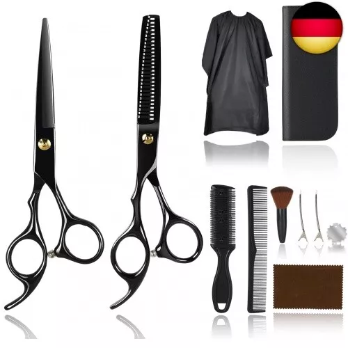 Haarschneideschere, Adoric Friseurschere und Effilierschere Haarschere Set