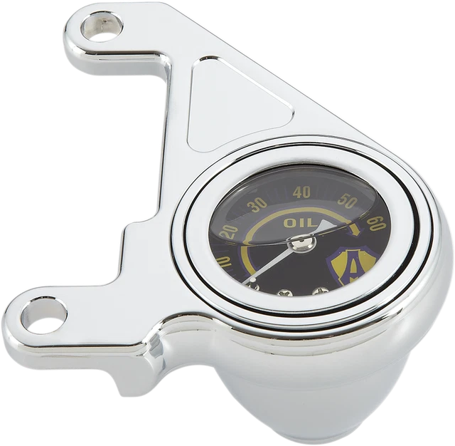 15658 OIL PRESSURE Gauge Kit Radius Chrome Harley Fls 1690 Softail