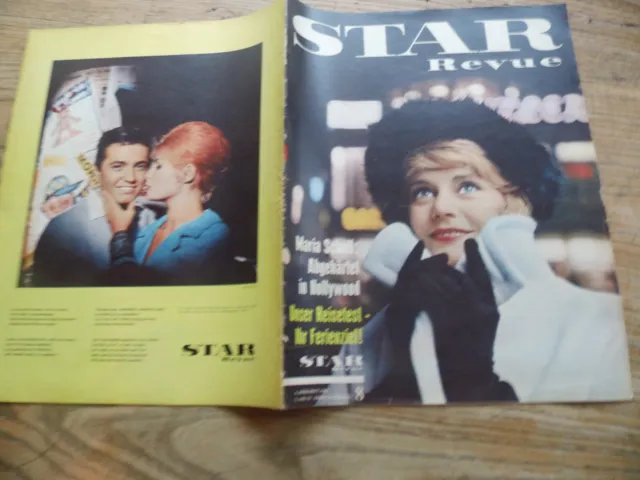 Star Revue Nr 8 1961 Maria Schell  Cover Vivi Bach  Rex Gildo Marion Michael!