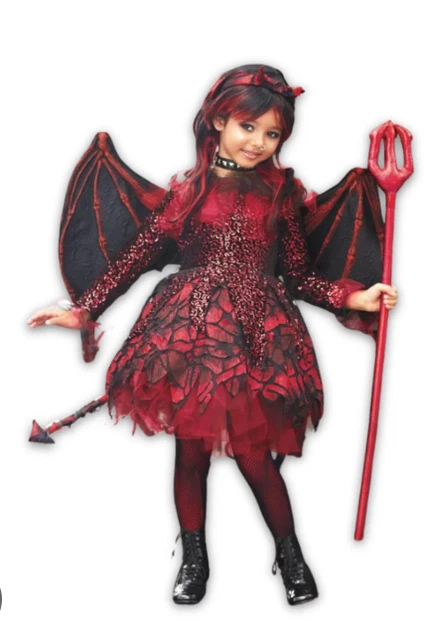 Prinzessinnen-Kostüm Für Mädchen – Karneval, Halloween & Theme-Partys (inkl. Perücke & Accessoires)