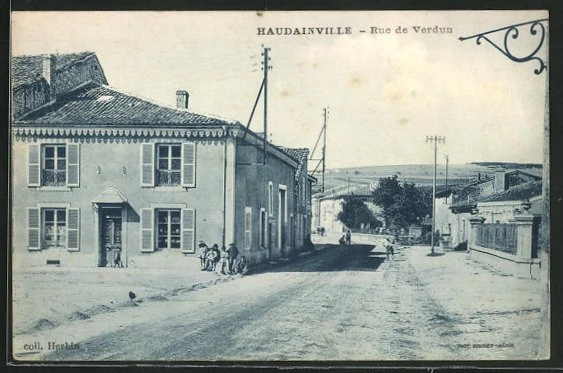 CPA Haudainville, Rue de Verdun