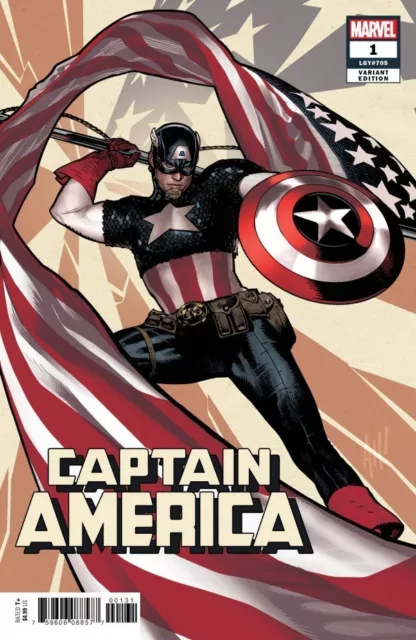 Captain America #1 (2018) Adam Hughes Variant Vf/Nm Marvel