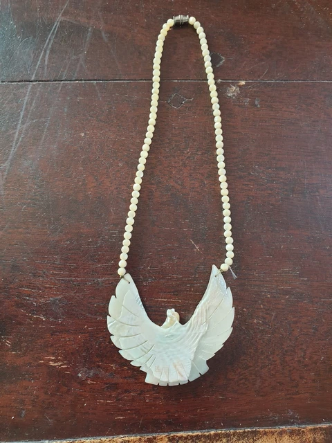 Collier Ancien Perles Fines Fermoir Argent Vermeil - Occasion, Bijou Vintage élégant