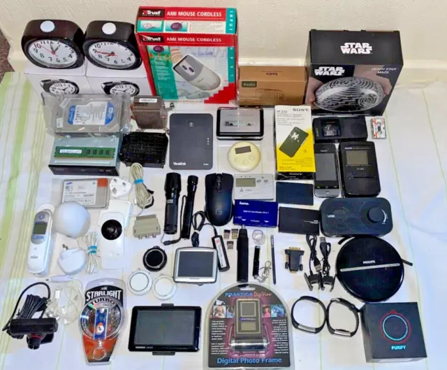 39X Electronic Gadget Joblot Of New Working Some Spares Broken Various Item