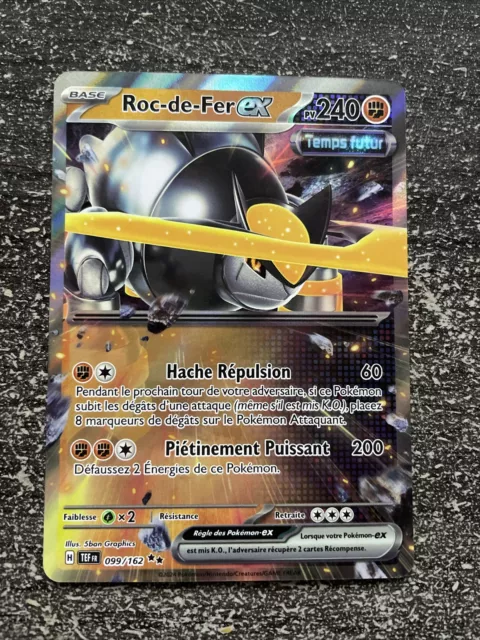 Roc-De-Fer Ex - Pokémon 099/162  Ev5 Tef Forces Temporelles Neuf Fr