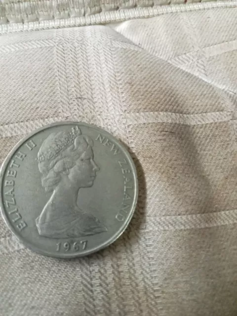 Rare New Zealand 1967 Endevour 50 Cent Coin