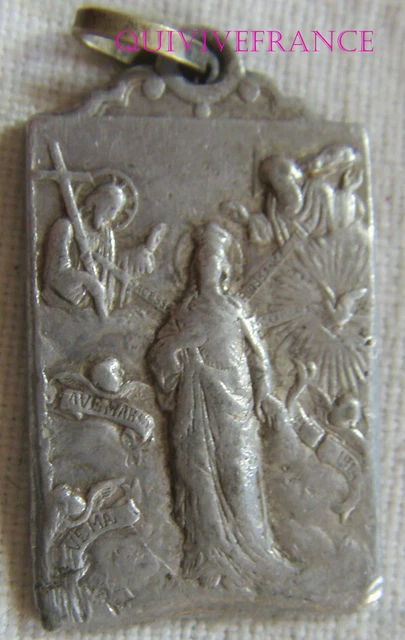 RG1396 - Medaille Die 3 Privilegien Von Marie Makellos - Retire-Toi Satan