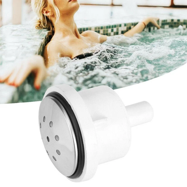1 X Bathtub Air Jet Spa Massage Pool Air Bubble Nozzle Bathroom Accessorie New