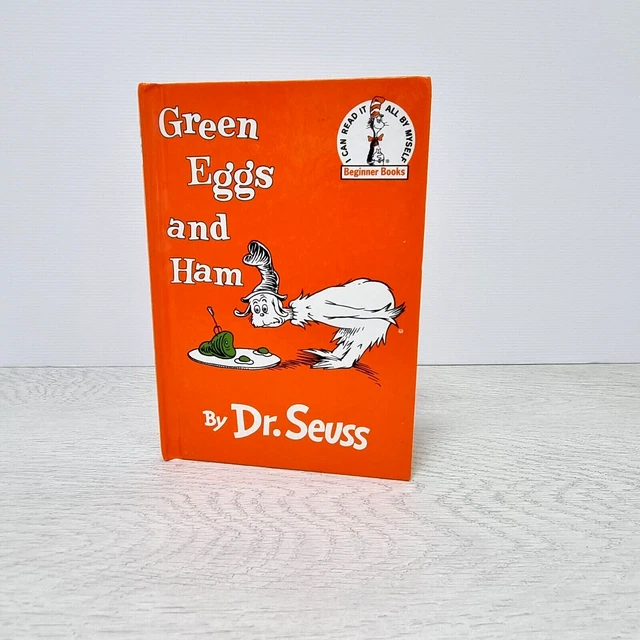 VINTAGE GREEN EGGS And Ham By Dr. Seuss Hard Cover Grolier Book Club