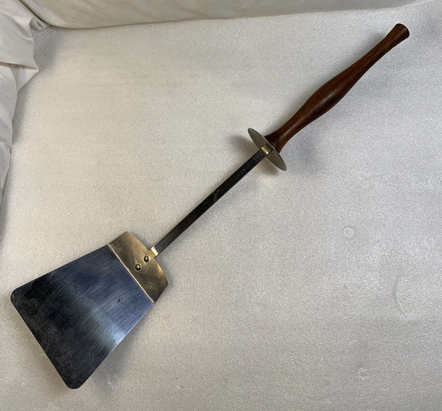 Vintage Sears Mid Century Modern Mcm Teak Wood Handle Spatula Grill Hamburger