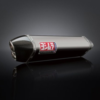 Genuine YOSHIMURA INFILARE SILENZIATORE di scarico può Tri Carbonio Ovale TRIOVAL fine 