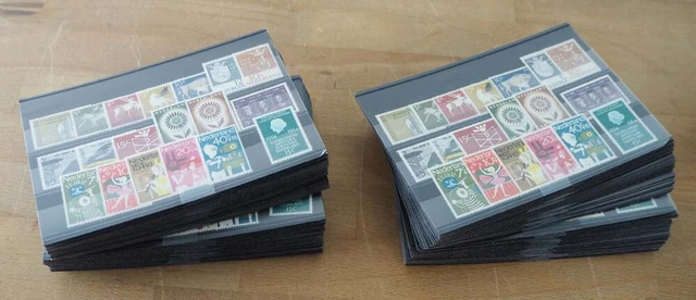 1964 Niederlande; 100 komplette Jahrgänge postfrisch/MNH, MiNr. 817/35, ME 950,-