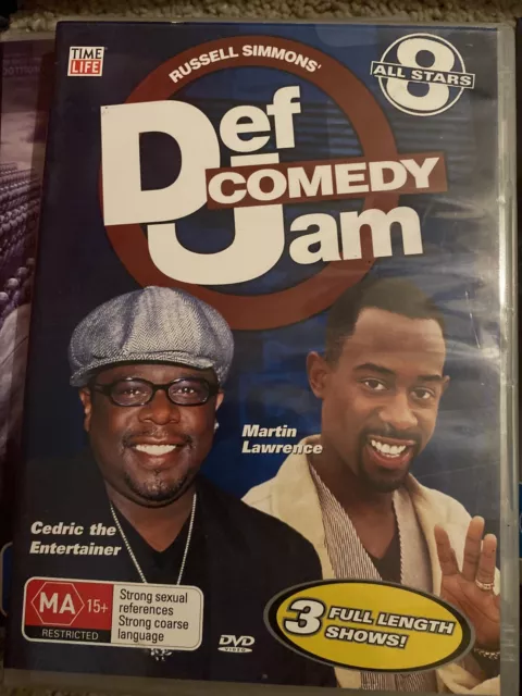 Def Comedy Jam All Stars 8  New Sealed Dvd Cedric Entertainer, Martin Lawrence