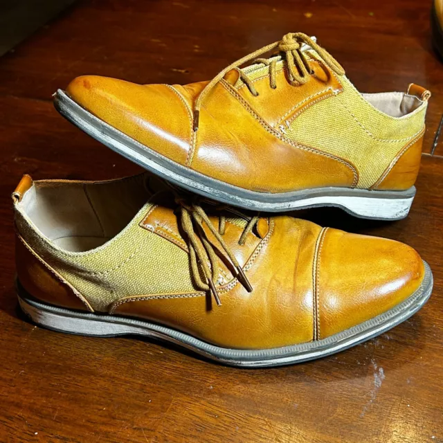 Franco vanucci men's knit fabric oxford shoes 2025