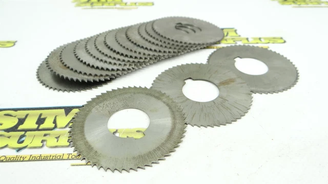 Lot Of 15 Assorted Hss Slotting Saws 2-3/4" X .032" .036" .040" .045" X 1"