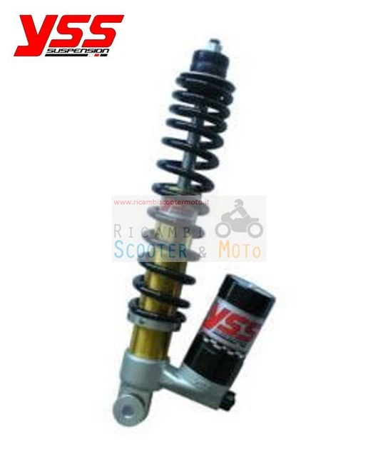 Amortisseur Arrière Oleopneumatique Pinasco Pour Vespa 50 L R N Et PX/PE - Réglable, Ref. 25441002
