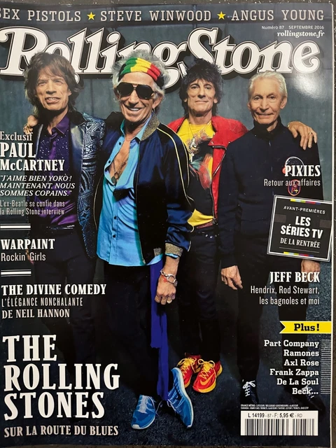 MAGAZINE ROLLING STONE n°87, Rolling Stones, Jeff Beck, Axl Rose ...