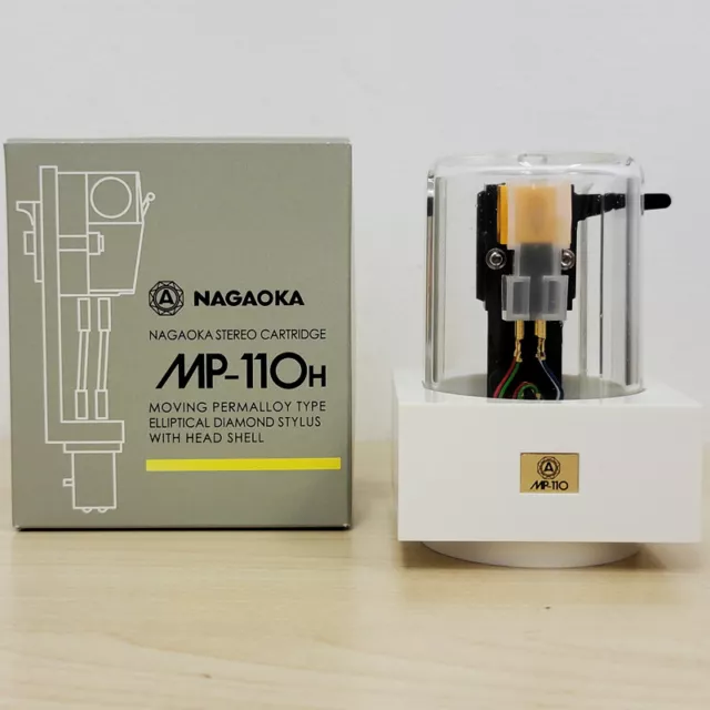 NAGAOKA MP-110H MP Type Stereo Cartridge with Head Shell Turntable