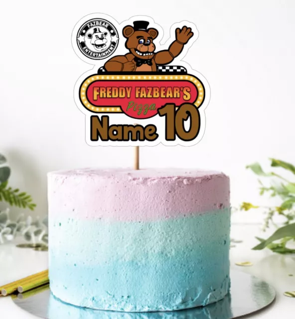 Five Nights At Freddy's Cake Toppers Decoration  Fnaf cakes birthdays, Five  nights at freddy's, Fnaf cake